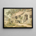 Ermitage Sainte-Madeleine près de Fribourg - Gabriel Lory l'Ancien — gerahmtes Bild an der Wand