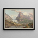 Der untere Gletscher von Grindelwald am Eiger - Gabriel Lory der Ältere — gerahmtes Bild an der Wand