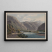 Vallée de Maglan - Gabriel Lory l'Ancien — gerahmtes Bild an der Wand