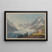 Vue du Montanvert - Gabriel Lory l'Ancien — gerahmtes Bild an der Wand