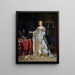 Lucia Wijbrants - Gabriel Metsu — gerahmtes Bild an der Wand