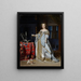 Portrait de Lucia Wijbrants - Gabriel Metsu — gerahmtes Bild an der Wand