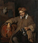 Der alte Trinker - Gabriel Metsu — Ansicht des Kunstwerks