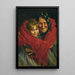 Großmutter und Kind - Gaetano Bellei — gerahmtes Bild an der Wand