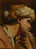 Kopf eines Mannes in orientalischer Kleidung - Gaetano Gandolfi — Ansicht des Kunstwerks