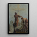 Glaube, Hoffnung und Liebe - Gaetano Previati — gerahmtes Bild an der Wand