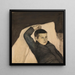 Junge liegend - Magnus Enckell — gerahmtes Bild an der Wand