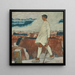 Hüter des Viehs - Fritz Erler — gerahmtes Bild an der Wand