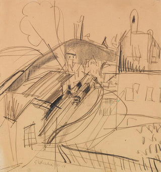 Gare de Königstein - Ernst Ludwig Kirchner