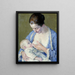 Mutter und Kind - Gari Melchers — gerahmtes Bild an der Wand