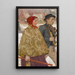 Winter - Gari Melchers — gerahmtes Bild an der Wand