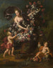 Figur mit Blumen - Gaspar Peeter Verbruggen der Jüngere — Ansicht des Kunstwerks