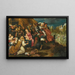 L'Adoration des Mages - Gaspar van den Hoecke — gerahmtes Bild an der Wand