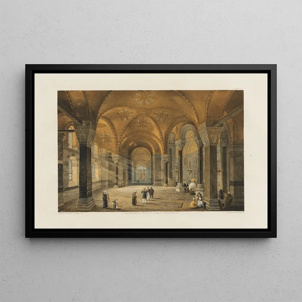 Gaspare Fossati - Aya Sofia Constantinople as recently restored by order of H M the sultan AbdulMedjid Pl05.webp