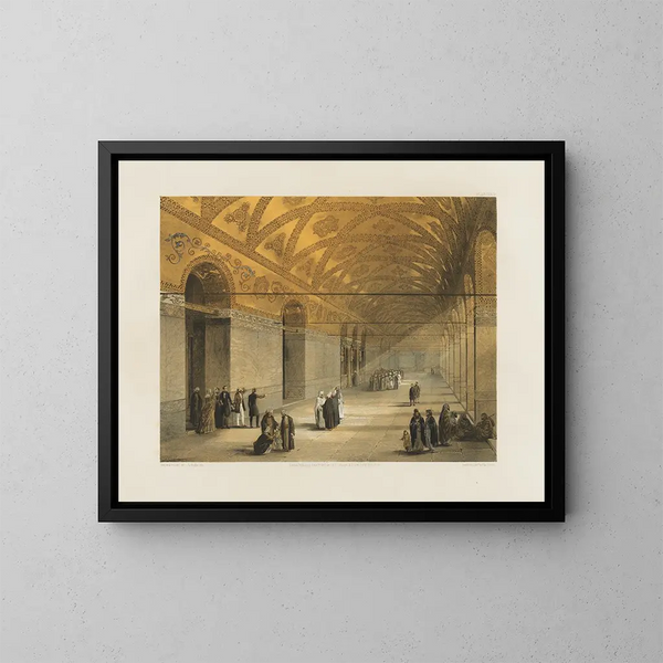 Gaspare Fossati — gerahmtes Bild an der Wand