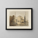 Sainte Sophie in Konstantinopel, kürzlich auf Befehl Seiner Majestät des Sultans Abdul Medjid restauriert Nr. 18 - Gaspare Fossati — gerahmtes Bild an der Wand