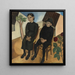 Gaston und seine Schwester - Gustave Van de Woestijne — gerahmtes Bild an der Wand