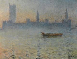 Nebel auf der Themse - Gaston Prunier — Ansicht des Kunstwerks