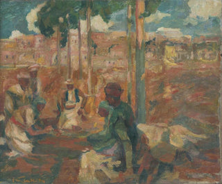 Markt von Dalmacky - Gejza Kukán — Ansicht des Kunstwerks