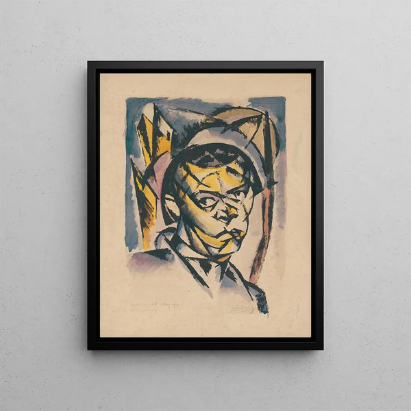 Gejza Schiller - Mans head.webp