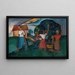 Oberaka - Gejza Schiller — gerahmtes Bild an der Wand