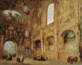 Die Kapelle Benavente in Medina de Rioseco - Genaro Pérez Villaamil — Ansicht des Kunstwerks