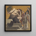Genie der Schmerzen - Jean-Paul Laurens — gerahmtes Bild an der Wand