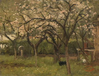 Baum in Blüte in einem Obstgarten - Geo Poggenbeek — Ansicht des Kunstwerks