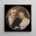 Georg J. Skjoldebrand 1761-1816, Oberst, seine Schwester Maria Elisabeth 1763-1842 - Johann Dominik Bossi — Wandpräsentation des Kunstwerks
