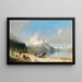 Ein Sommertag im Fjord - Georg Anton Rasmussen — gerahmtes Bild an der Wand