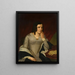 Portrait der Ehefrau von Friedrich Helmle - Georg Balder — gerahmtes Bild an der Wand