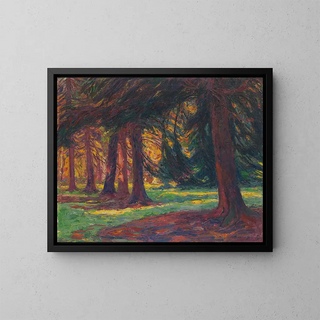 Georg Burmester - Herbstsonne im Walde.webp