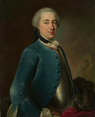 Georg David Matthieu - Portrait of a man in armour.webp