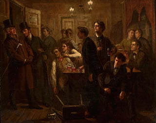 Szene einer Brauerei oder Taverne - Georg David Salomon Knorr — Ansicht des Kunstwerks