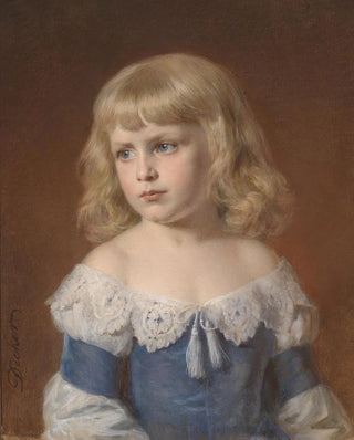 Georg Decker - Portrt eines blonden Mdchens.webp