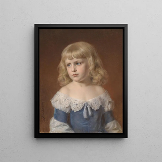 Georg Decker - Portrt eines blonden Mdchens.webp