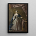 Ulrika Eleonora 1688-1741 - Georg Engelhard Schröder — gerahmtes Bild an der Wand