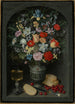 Stillleben mit Blumen in einer Nische - Georg Flegel — Ansicht des Kunstwerks