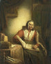 Alte Frau beim Lesen - Georg Gillis van Haanen — Ansicht des Kunstwerks