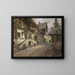 Rue de village dans les Alpes - Georg Janny — gerahmtes Bild an der Wand