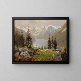 See von Hallstätter - Georg Janny — gerahmtes Bild an der Wand