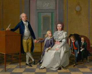 Die Familie des kaiserlichen Beraters von Kronegy - Georg Karl Urlaub — Ansicht des Kunstwerks