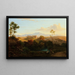 Landschaft Italien - Georg Kobell — gerahmtes Bild an der Wand