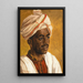 Ägyptisches Gemälde, gemalt in Assuan, Oberägypten - Georg Macco — gerahmtes Bild an der Wand