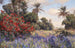 Landschaft im Süden mit Lavendel - Georg Macco — Ansicht des Kunstwerks