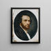 Selbstporträt - Georg Martin Ignaz Raab — gerahmtes Bild an der Wand