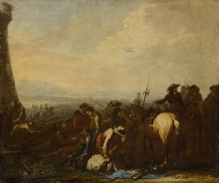 Nach der Schlacht - Georg Philipp Rugendas der Ältere — Ansicht des Kunstwerks