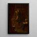 in der Bibliothek - Georg Reimer — gerahmtes Bild an der Wand