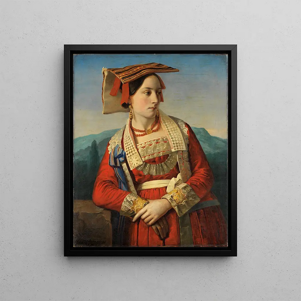 Georg Wilhelm Fasel - Portrait of a young Roman woman.webp