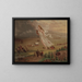 Der amerikanische Fortschritt - George A. Crofutt — gerahmtes Bild an der Wand
